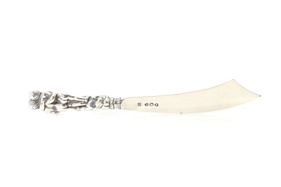 Lot 50A - A Victorian silver butter knife