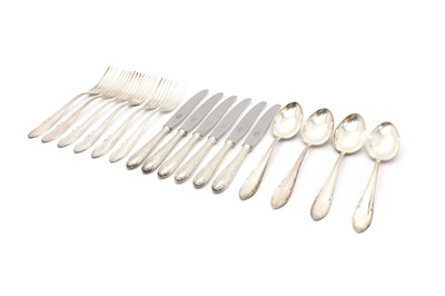 Lot 18 - A collection of Finnish silver flatware