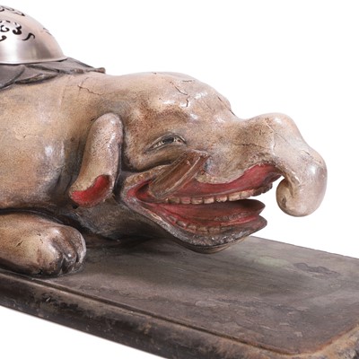 Lot 67 - An incense burner in the form of a baku