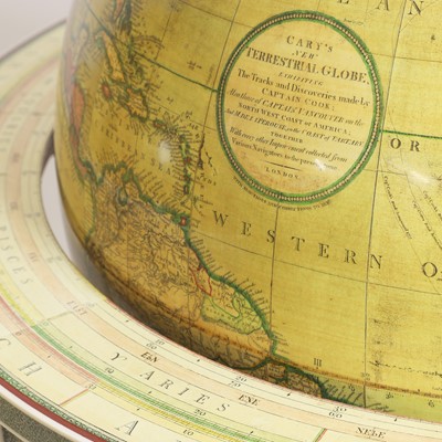 Lot 50 - A pair of 21-inch terrestrial and celestial library globes