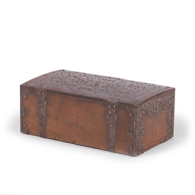 Lot 101 - A Tuareg iron-bound casket