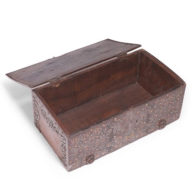 Lot 101 - A Tuareg iron-bound casket