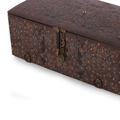 Lot 101 - A Tuareg iron-bound casket