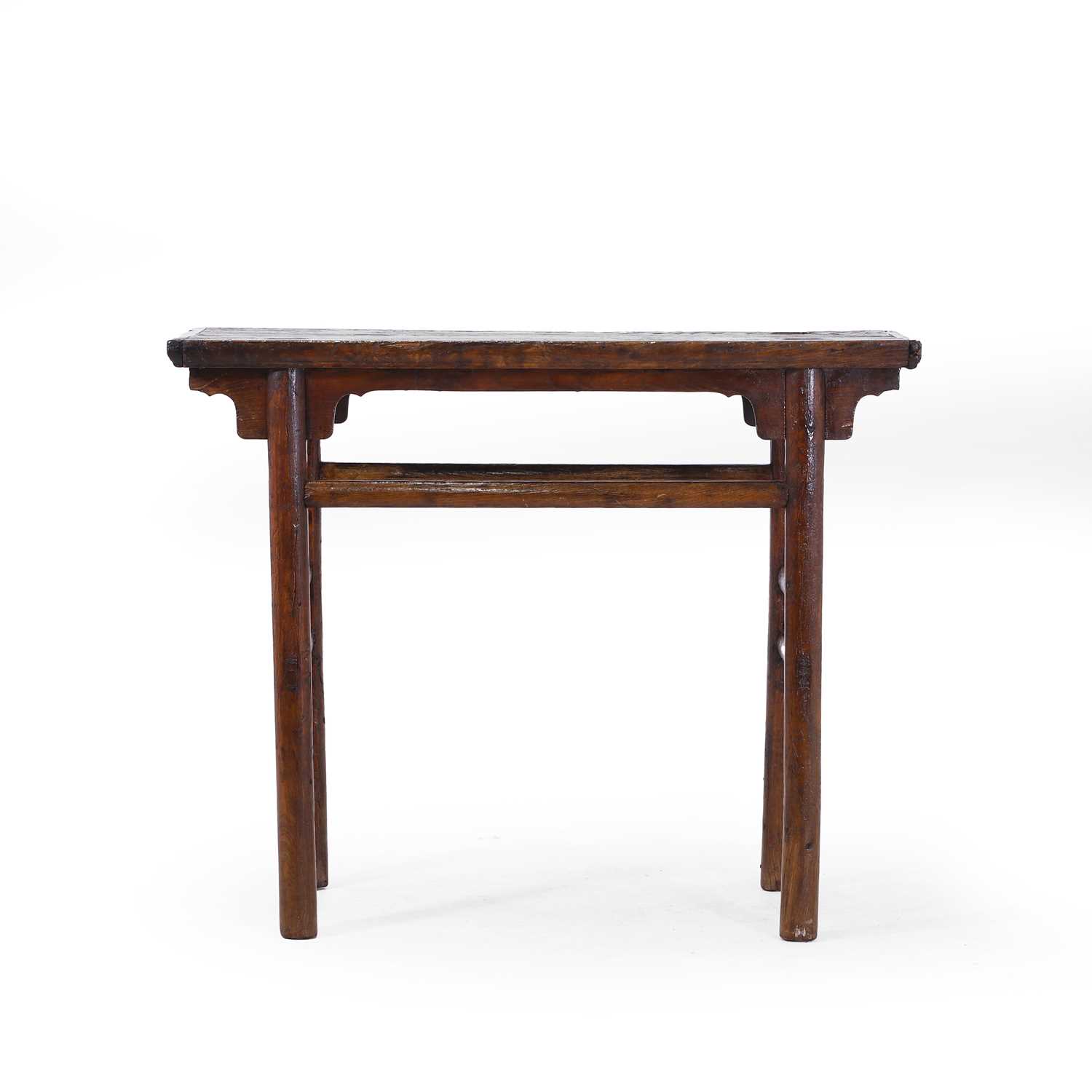Lot 2 - An elm altar table
