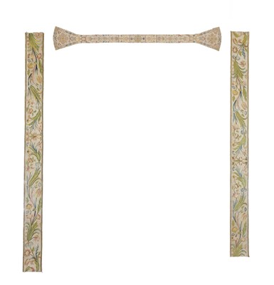 Lot 27 - A pair of silk embroidered ecclesiastical banners