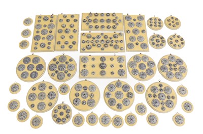 Lot 42 - A collection of blue and white Vung Tau Cargo porcelain lids