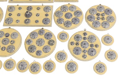 Lot 42 - A collection of blue and white Vung Tau Cargo porcelain lids