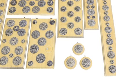 Lot 43 - A collection of blue and white Vung Tau Cargo porcelain lids