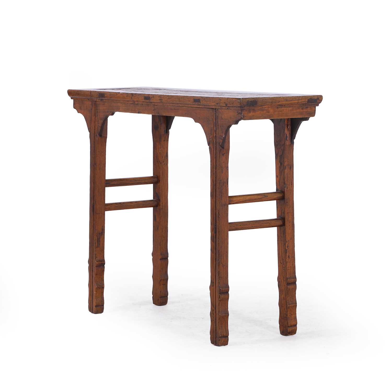 Lot 5 - An elm altar table