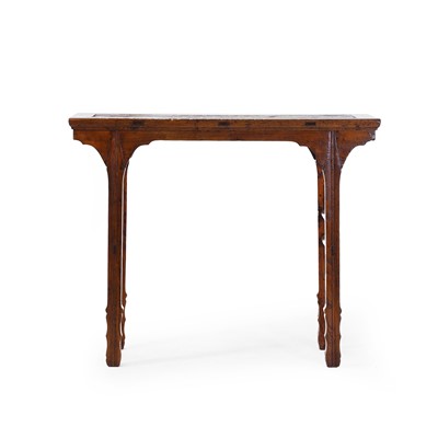 Lot 5 - An elm altar table