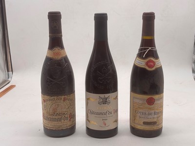 Lot 420 - A selection of Rhone red wines