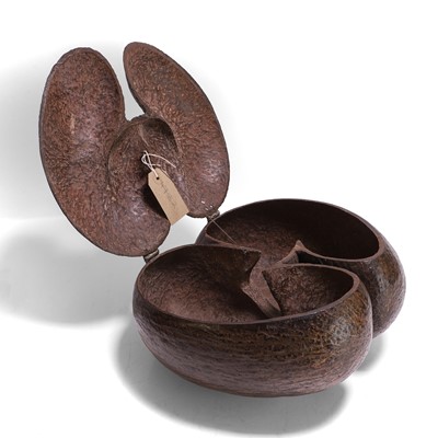 Lot 97 - A coco de mer (Lodoicea maldivica) box