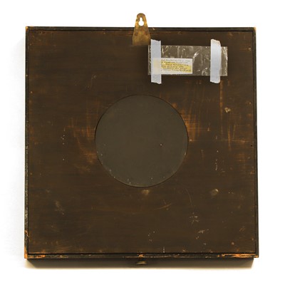 Lot 28 - A Victorian painted barometer