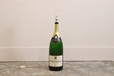 Lot 482 - A Charles Heidsieck salmanazar lamp
