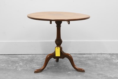 Lot 504 - A George III mahogany tripod table