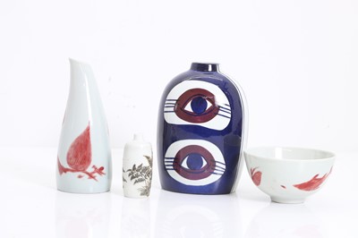 Lot 112 - A collection of four Royal Copenhagen vases