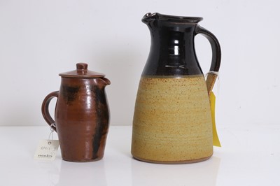 Lot 109 - Two stoneware studio pottery jugs