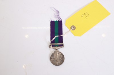 Lot 362 - A general service medal with Cyprus clasp