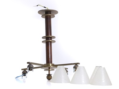 Lot 479 - A French Art Deco chandelier