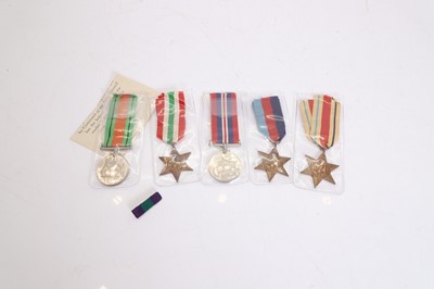 Lot 364 - A group of World War Two medals