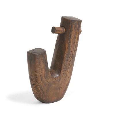 Lot 71 - A keyaki kettle hook