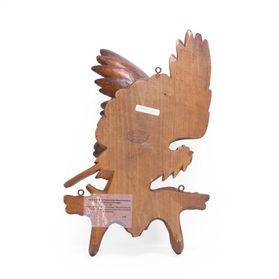 Lot 84 - A carved linden wood Black Forest coat hook attributed to the Ruef Brothers