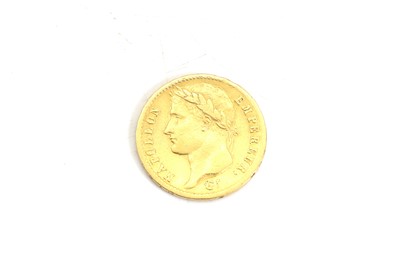 Lot 50A - A French 20 Franc gold coin, 1911