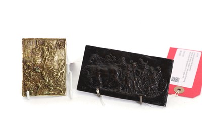 Lot 319 - A bronze plaquette of the Resurrection