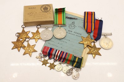 Lot 392 - A Second World War Royal Air Force medal group of four