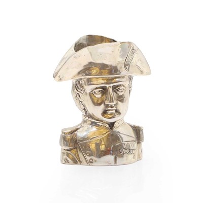 Lot 46A - A Continental silver character cream jug