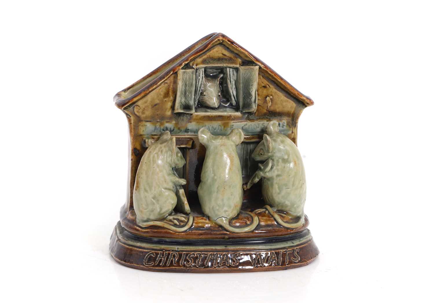 Lot 102 - A Doulton Lambeth 'Christmas Waits' figure group