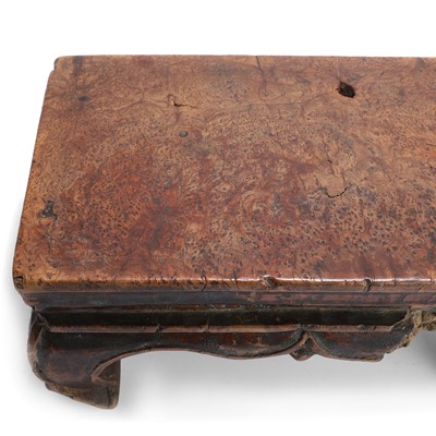 Lot 90 - A burrwood stand