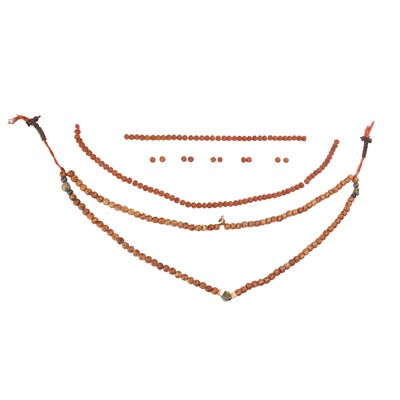Lot 109 - Two strings of mala beads