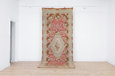Lot 421 - An Aubusson wool rug