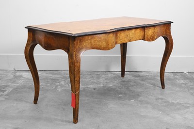 Lot 511 - A French walnut bureau