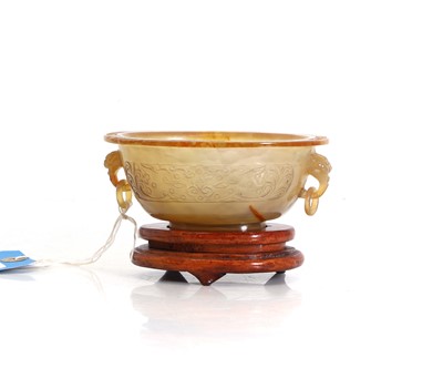 Lot 94 - A Chinese jade vase