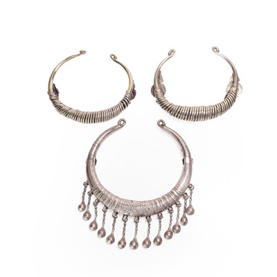 Lot 112 - Three silver torques