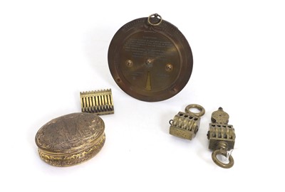 Lot 306 - A collection of brass items