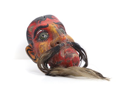 Lot 320 - A Mexican papier mache mask