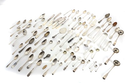 Lot 29 - A collection of silver flatware
