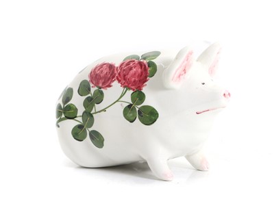 Lot 103 - A Wemyss pottery pig