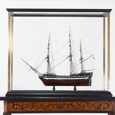 Lot 163 - A cased model of the Russian 66-gunship 'Pobedonosec' (c.1780)