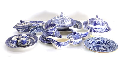 Lot 103 - A collection of Spode blue & white 'Old Italian' pattern china