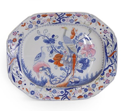 Lot 102 - A Mason's patent ironstone meat plate