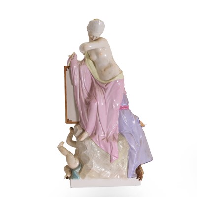 Lot 106 - A KPM Berlin porcelain monkey group