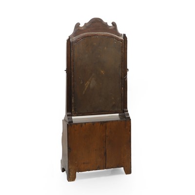 Lot 530 - A walnut and parcel gilt toilet mirror