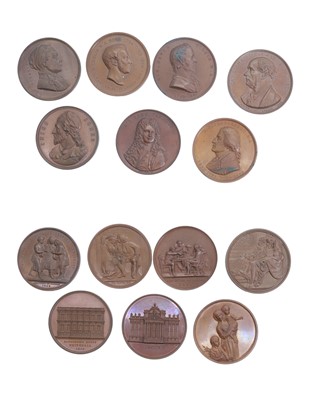 Lot 317 - A selection of Art Union of London Bronze medallions.