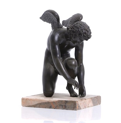 Lot 251 - A Grand Tour bronze model of Cupid