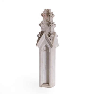 Lot 303 - A marble pinnacle