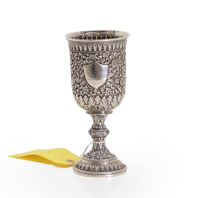 Lot 1 - Indian silver chalice